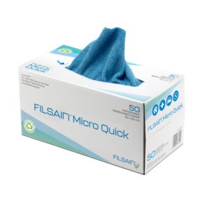 Mikropluošto šluostės FILSAIN® MICRO QUICK 50vnt