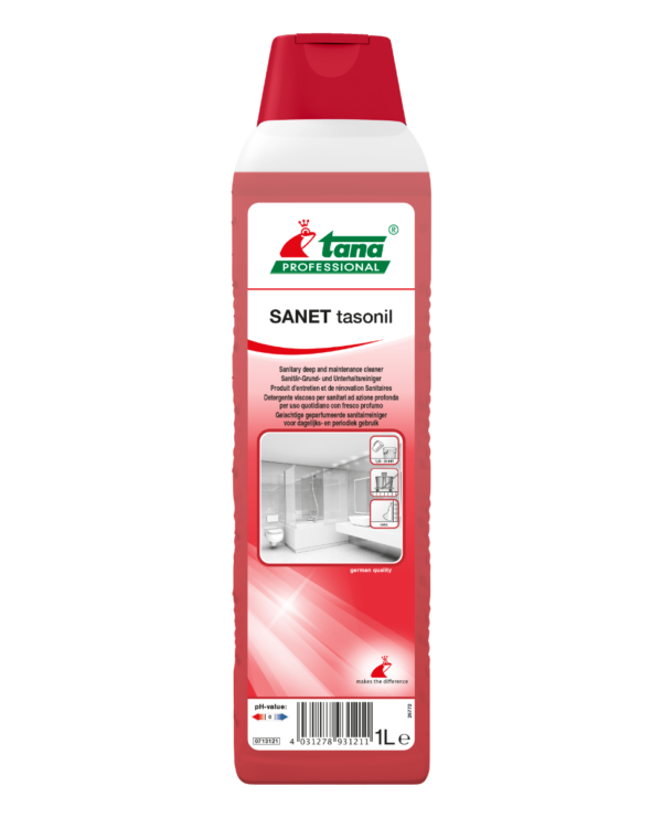 SANET TASONIL stiprus koncentruotas gelinis sanitarinis valiklis