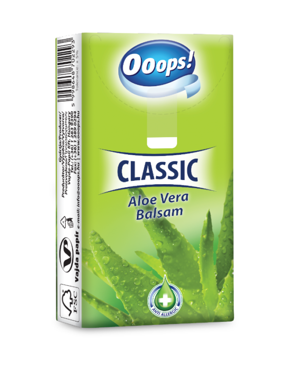 Popierinės nosinaitės Classic Aloe Vera 1 pak