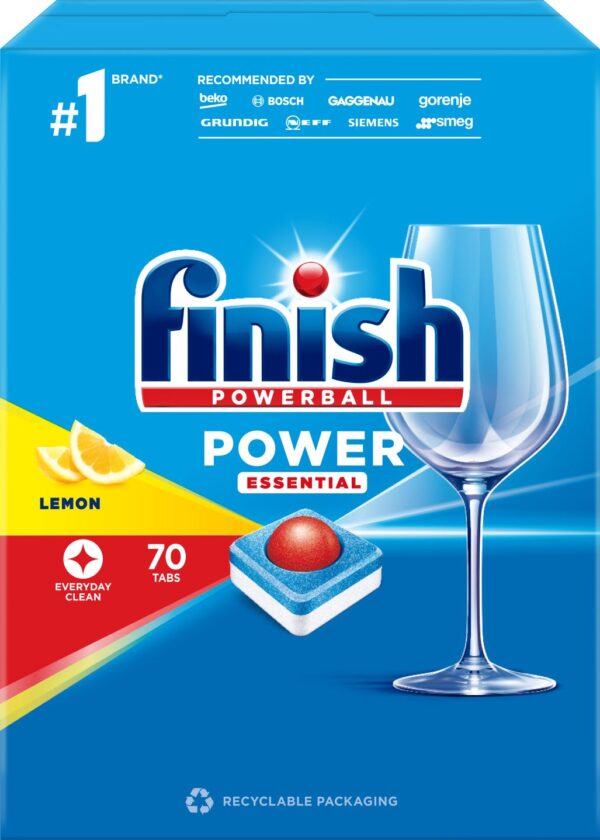 FINISH Power Essential Lemon Tabletės indaplovėms