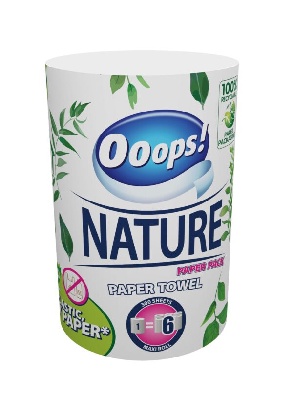 Popieriniai rankšluosčiai OOOPS Nature 1 2sl